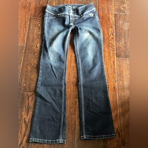 C’EST TOI glamour Jeans vintage low waist rhinestone 2000s